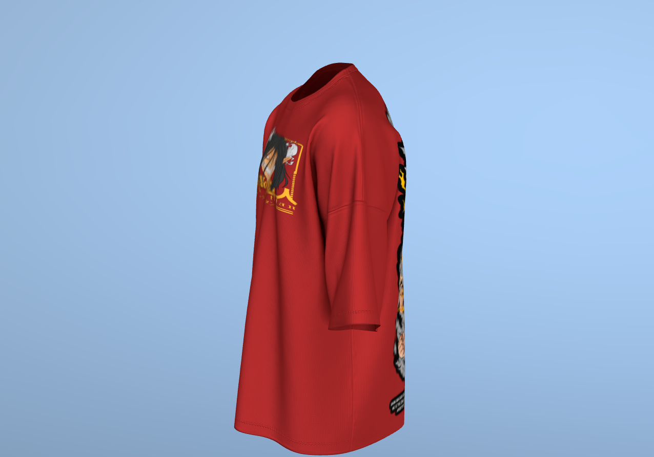 Eren Yeager Colossal Graphic Oversize T-Shirt