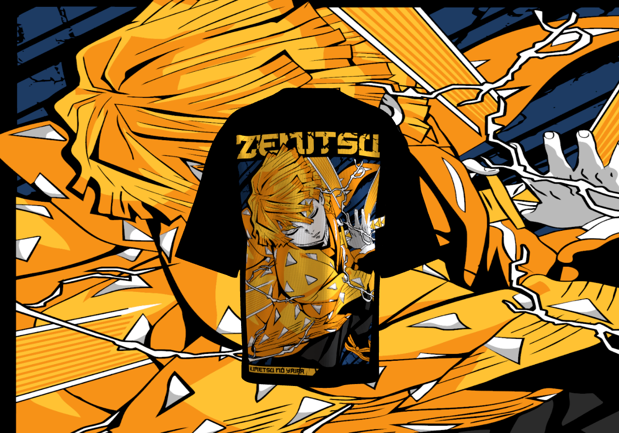 Demon Slayer Zenitsu Agatsuma Thunder Breathing T-Shirt